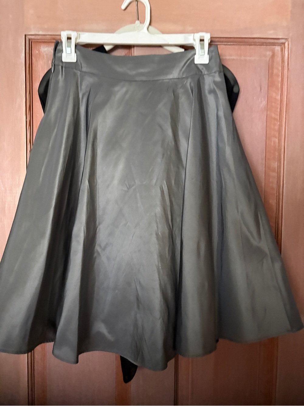 Silvery Taffeta Banana Republic Skirt